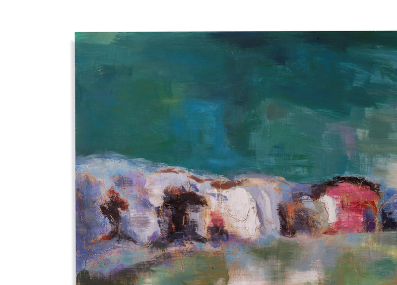 Fields Of Green Canvas Art - Green