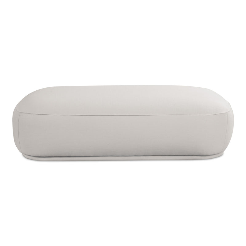Marion - Rectangular Ottoman - White