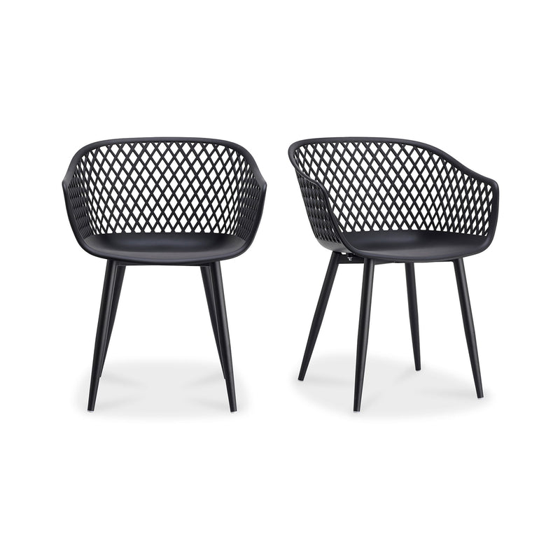 Piazza - Outdoor Chair (Set of 2) - Black