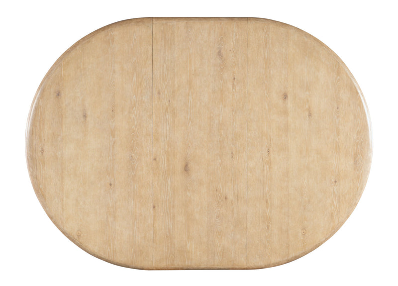 Retreat - Pole Rattan Round Dining Table With 1-20in Leaf