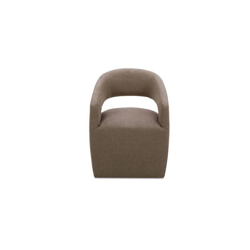 Barrow - Rolling Dining Chair - Soft Taupe