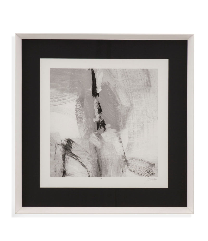 Soft Gray I Framed Print - Gray