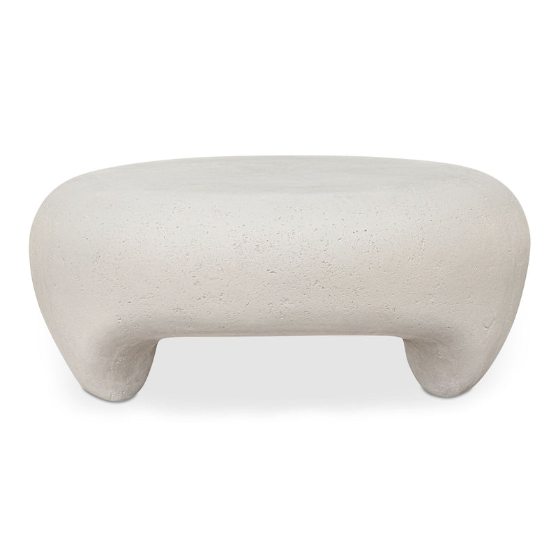 Ines - Outdoor Coffee Table - White