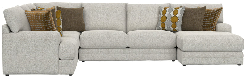 Tori - Sectional With Comfort Coil Seating And Accent Pillows Included