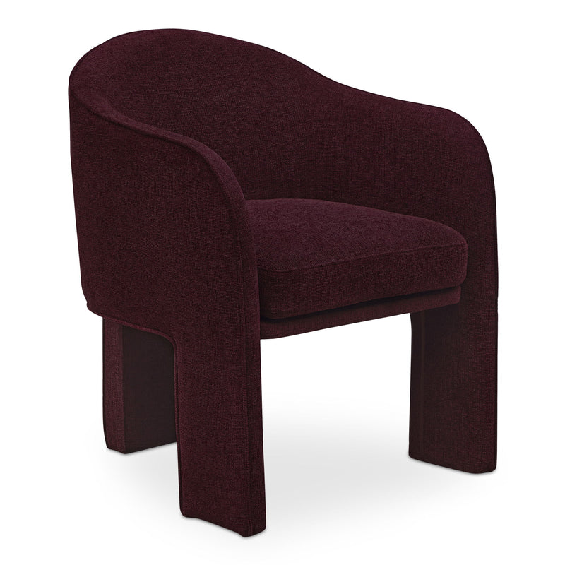 Clara - Performance Fabric Dining Chair - Plum