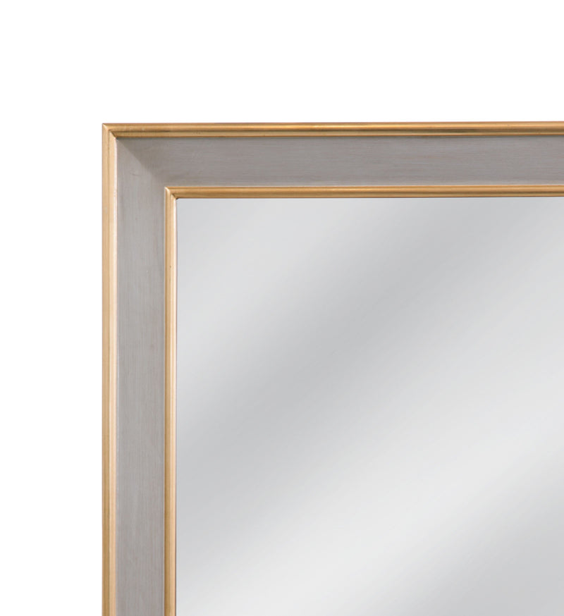 Doubled - Wall Mirror - Pearl Silver