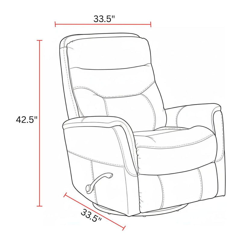Gemini - Swivel Glider Recliner (Set of 2)