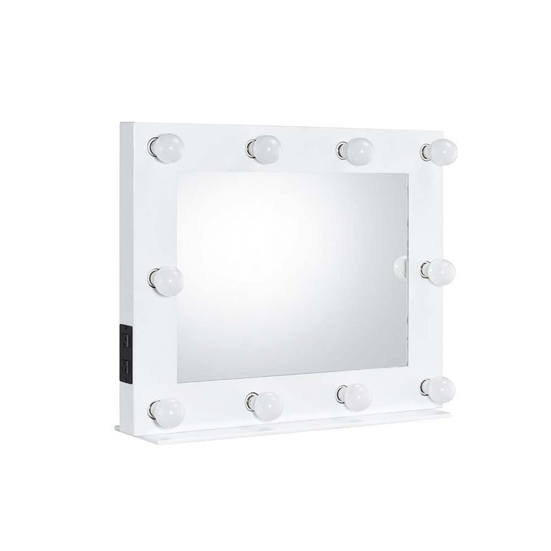 Avery - Accent Mirror - White