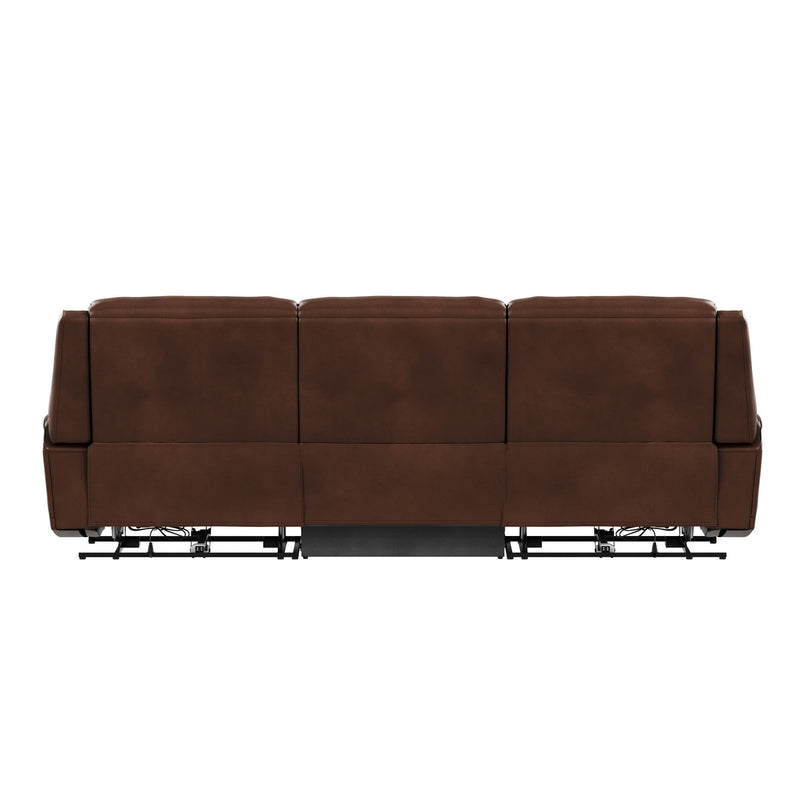 Duluth - 3 Piece Dual Power Sectional - Dark Brown