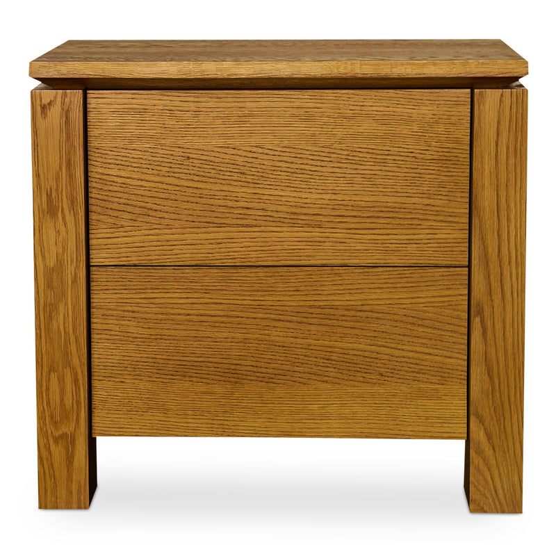 Brook - Nightstand - Country Oak