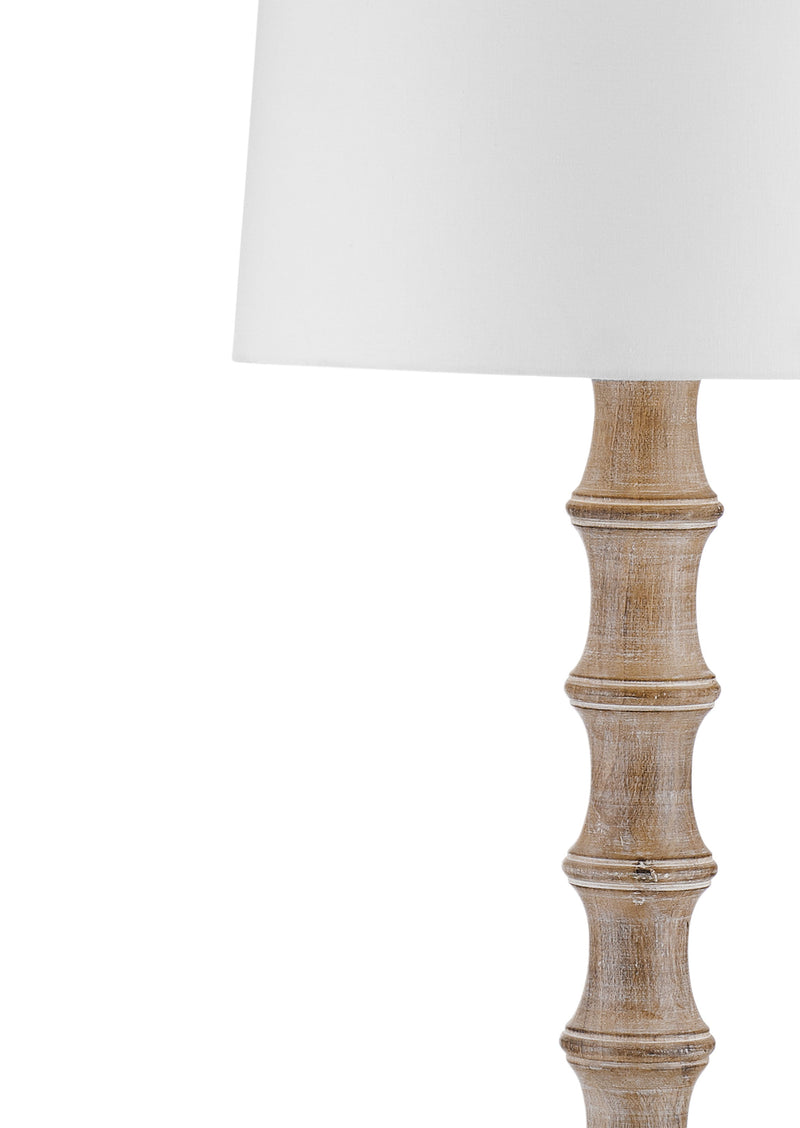 Tonio - Floor Lamp - Light Brown / White