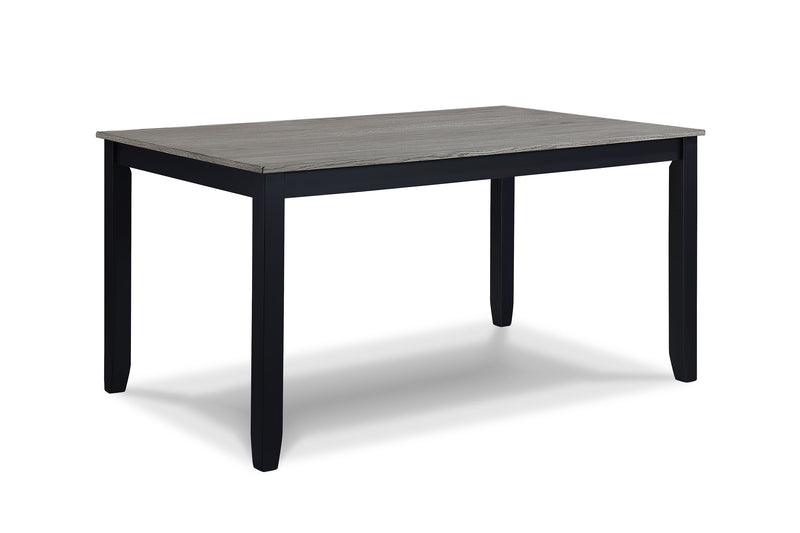 Eloise - 7 Piece Dinette Set - Charcoal / Gray