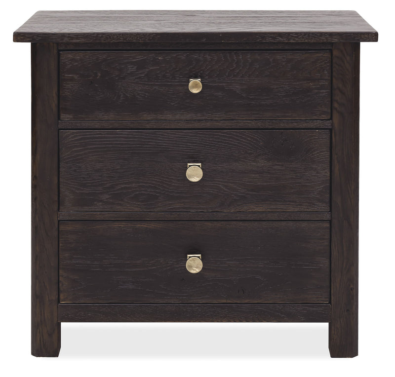 Driftwood - Three-Drawer Nightstand