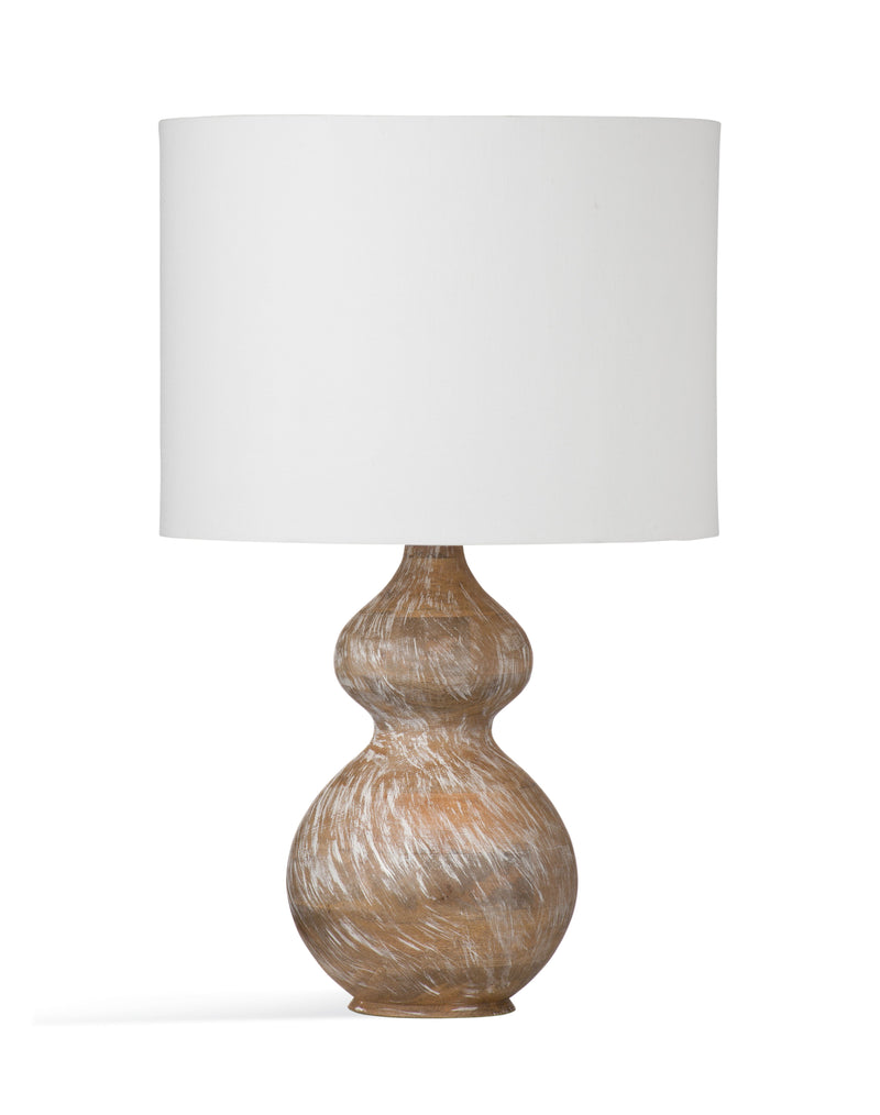 Caveette - Table Lamp - Light Brown / White
