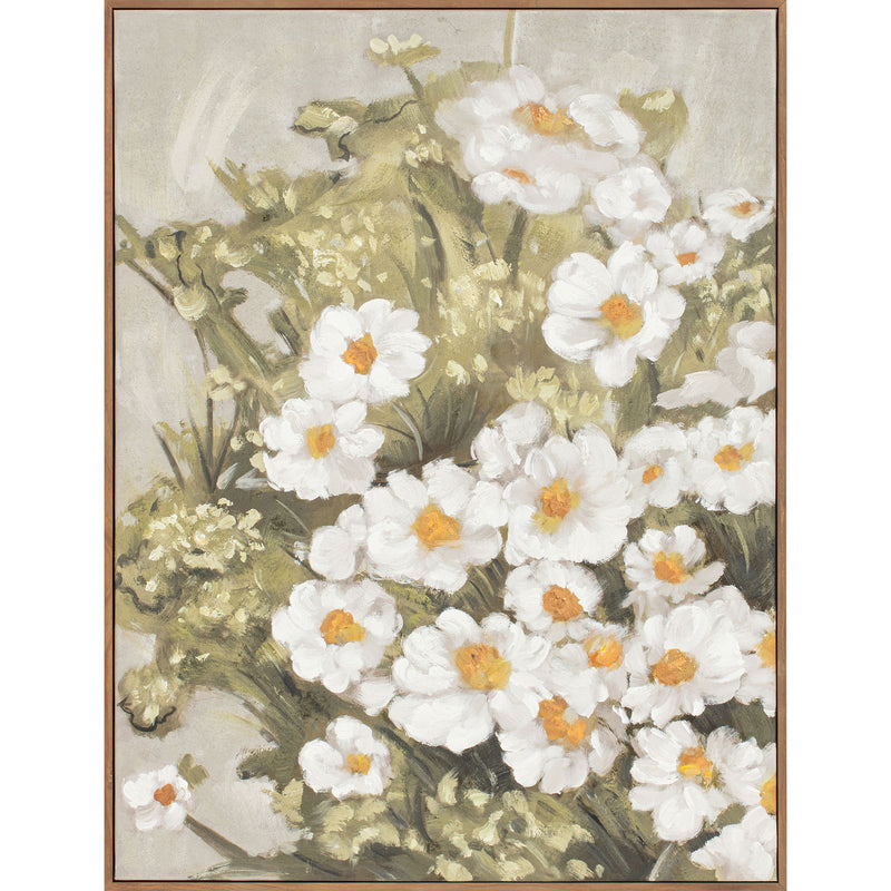 Widflowers - Canvas Art - Beige
