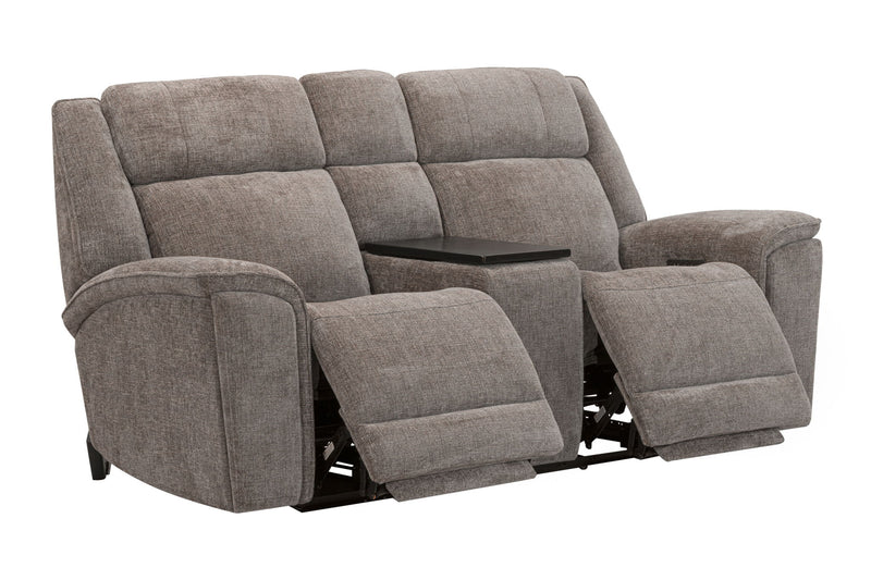 Colton - Power Zero Gravity Console Loveseat With Immersive Audio P3 - Branson Tweed
