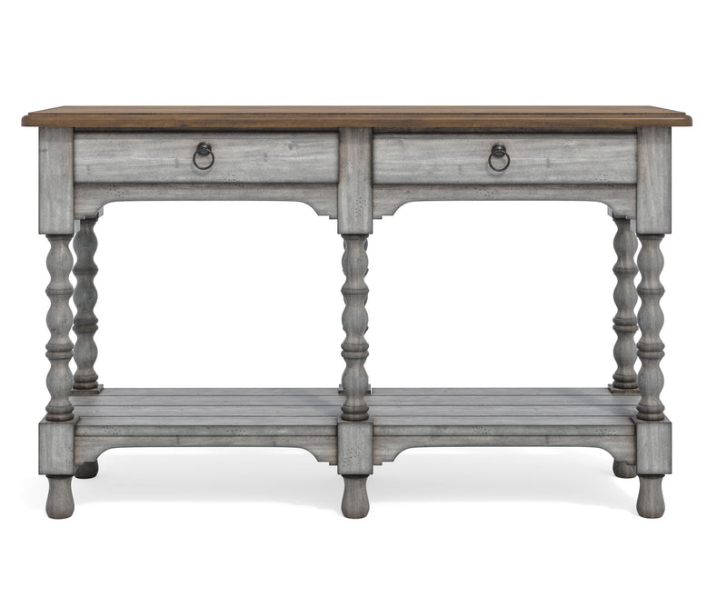 Plymouth - Sofa Table With Drawers - Gray