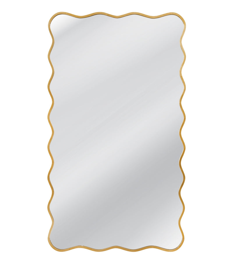 Freya - Floor Mirror - Antique Gold Leaf