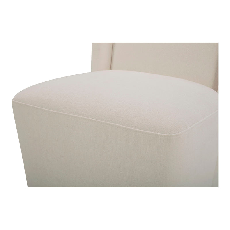 Cormac - Rolling Dining Chair - Cream