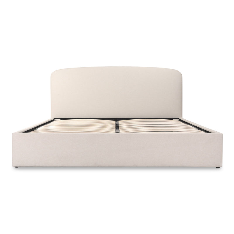 Joan - King Storage Bed - Cream