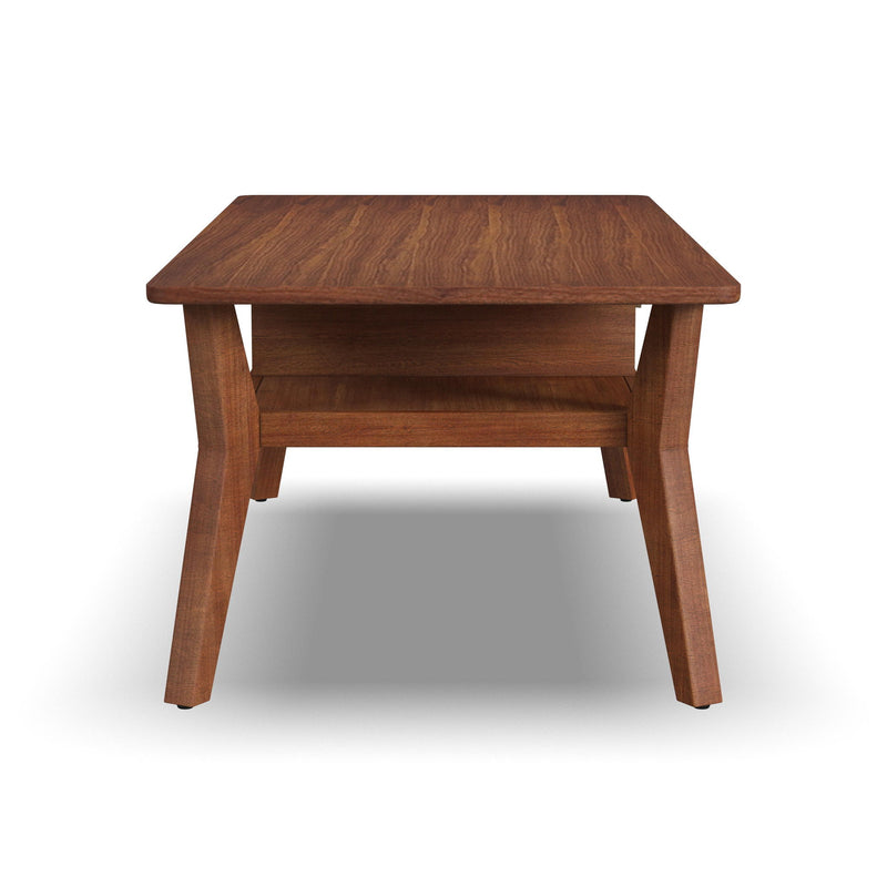 Ludwig - Occasional Rectangular Coffee Table With Drawer - Dark Brown