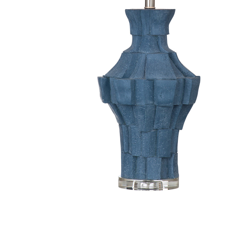 Kenora - Table Lamp - Dark Blue / White