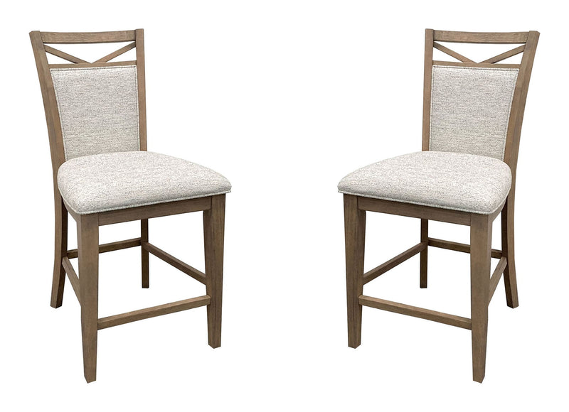 Americana Modern Dining - Upholstered Counter Chair (Set of 2) - Cotton