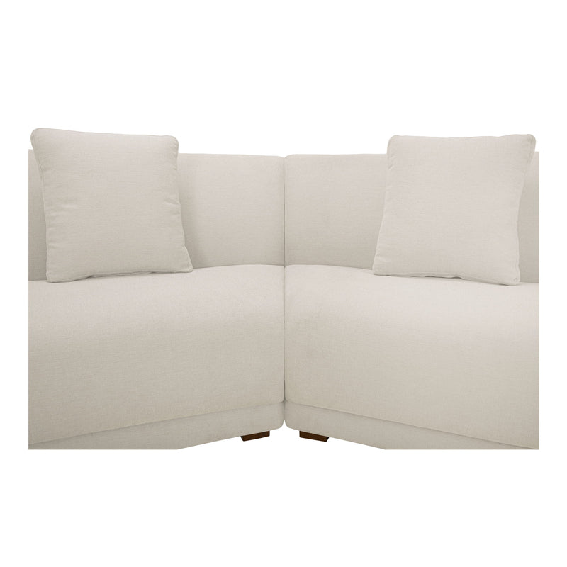Fraser - 3 Piece Modular Sectional With Slipper - White