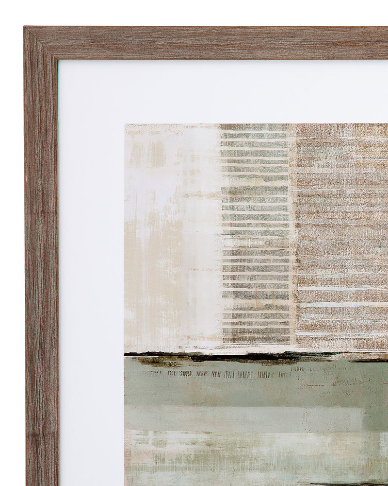 Custom Across The Abstract Bay - II Gray