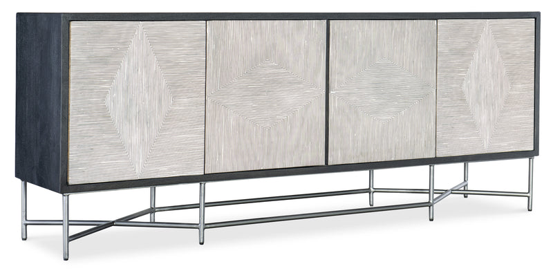Commerce And Market - Fine Lines Credenza - Dark Gray