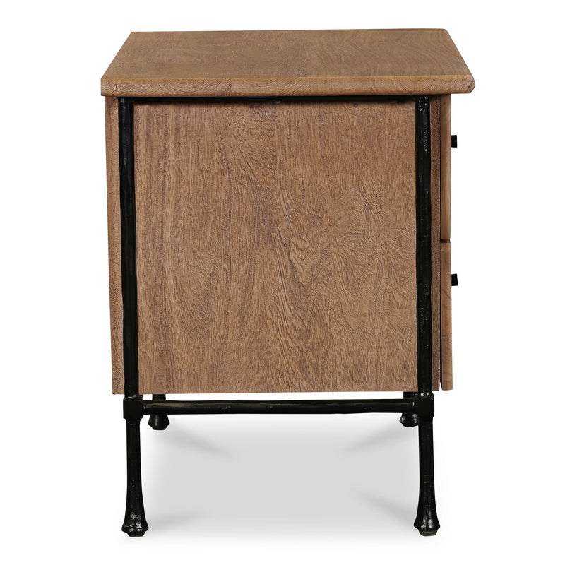Rene - Accent Nightstand - Light Brown