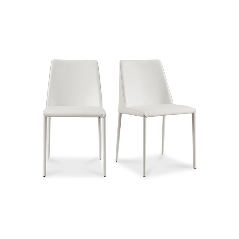 Nora - Vegan Leather Dining Chair (Set of 2) - White