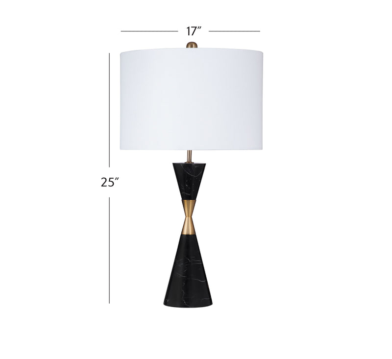 Tana - Table Lamp - Black / White