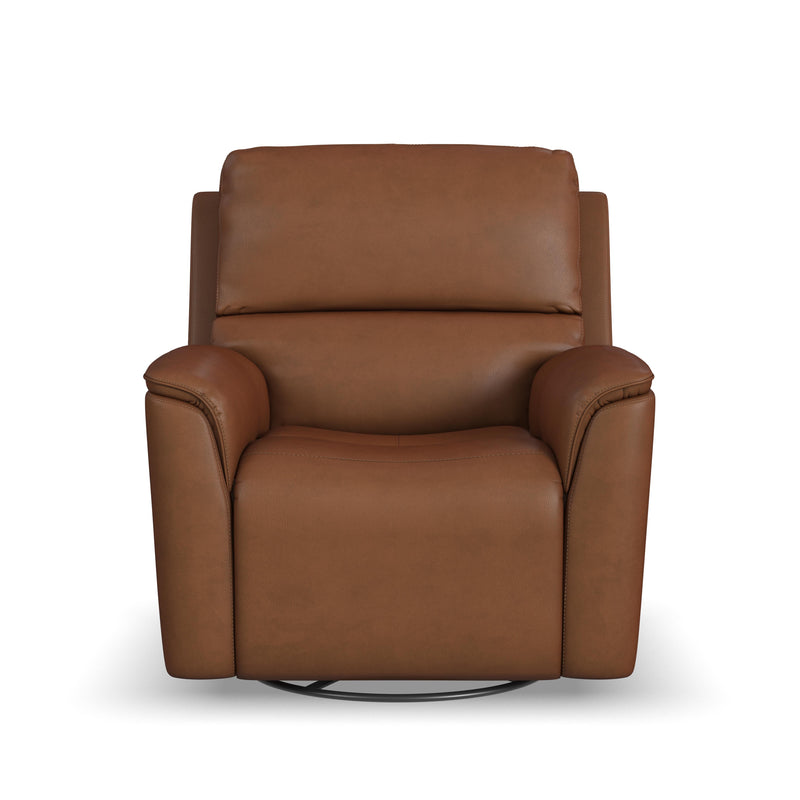Henry - Power Swivel Gliding Recliner With Power Headrest, Lumbar, Heat & Massage