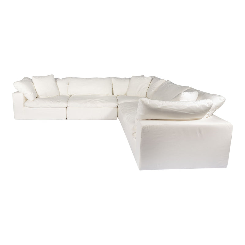 Clay - Livesmart Fabric Classic L Modular Sectional - Cream