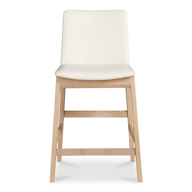 Deco - Counter Stool - White / Light Brown