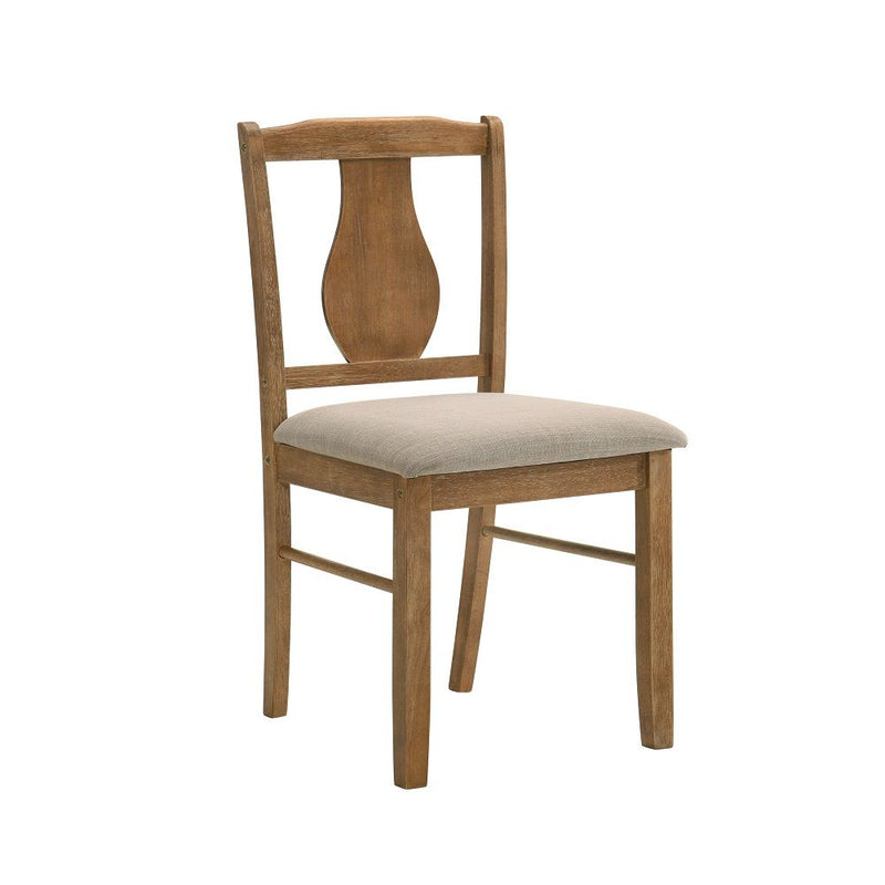 Kayee - 5 Piece Dining Set - Weathered Oak