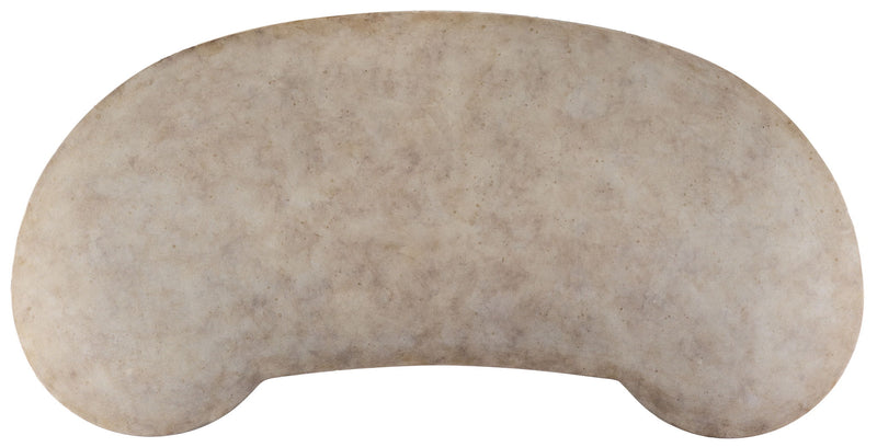 Melange - Fluted Kidney Desk