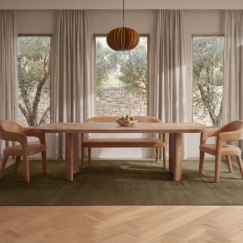 Martens - Dining Bench Leather - Tan