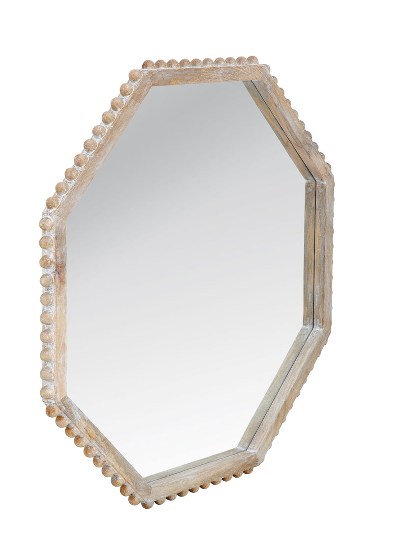 Virz - Wall Mirror - White Wash