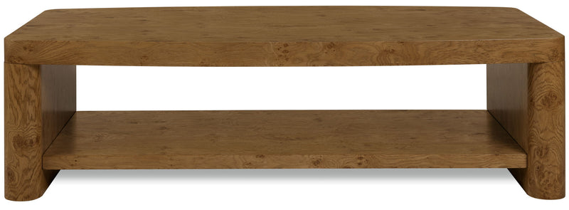 Melange - Romano Rectangle Cocktail Table - Dark Brown