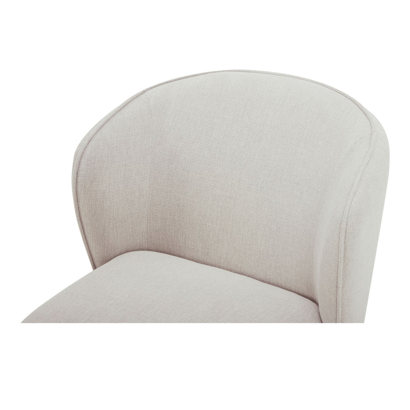 Larson - Rolling Dining Chair - Heather Gray