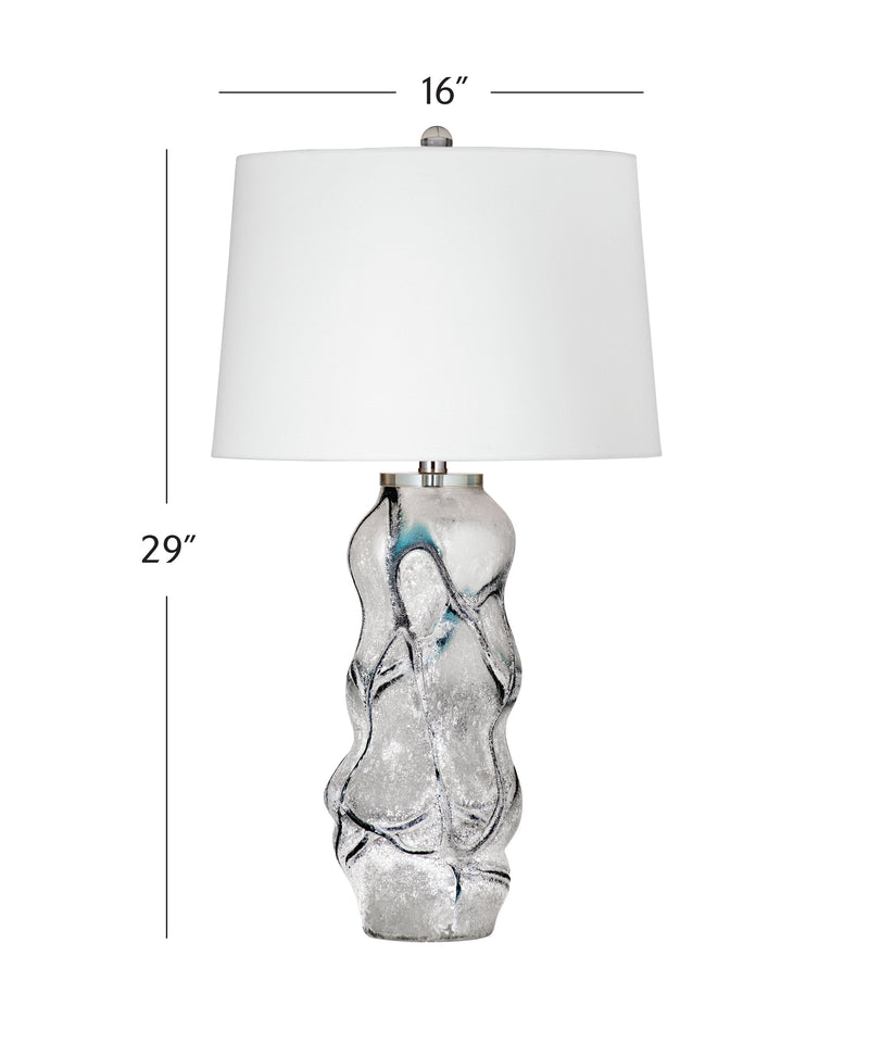 Ion - Table Lamp - Pearl Silver / White