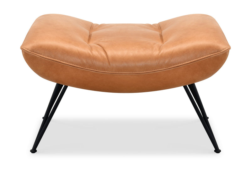 CC - Kayne Ottoman - Light Brown