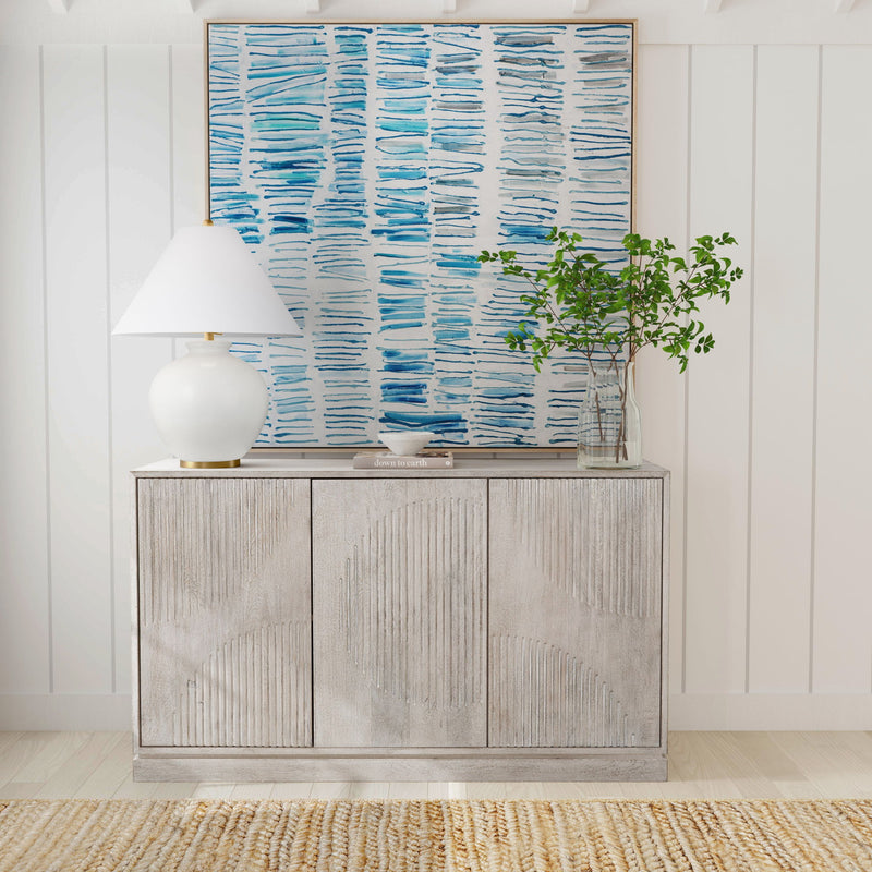 Blue Gail Canvas Art - Light Blue