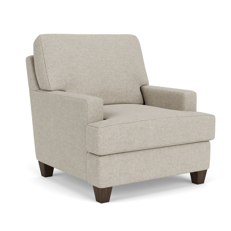 Moxy - Fabric Chair, Straight Track Arms