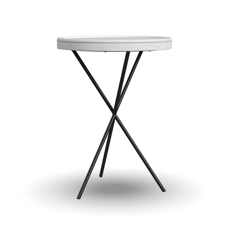 Melody - Chairside Table - White