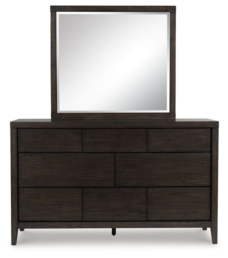 Westonfort - Dresser And Mirror - Espresso