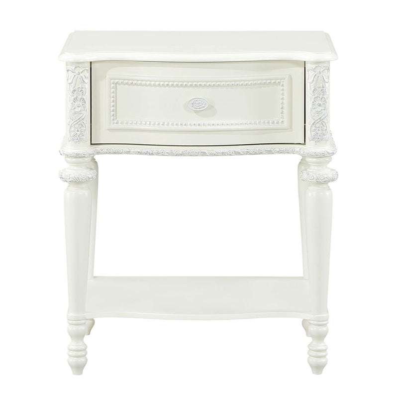Dorothy - Nightstand With 1 Drawer - Ivory