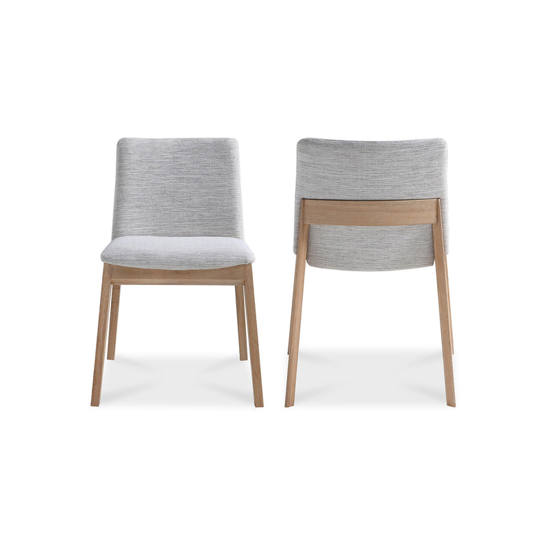 Deco - Oak Dining Chair (Set of 2) - Light Gray